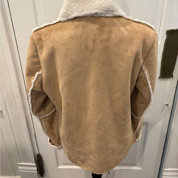Natalie And Me Weekend Micro Suede Fleece Jacket Toggle Enclosure Sz M Rn#45749 - Picture 3 of 9